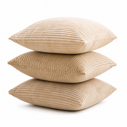 Striped Decorative Throw Pillow Cover for Sofa | Velvettrenchvibes