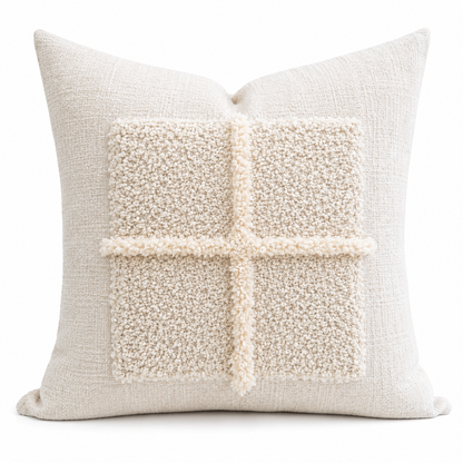 Modern Square Throw Pillow with PP Cotton Fill | Velvettrenchvibes