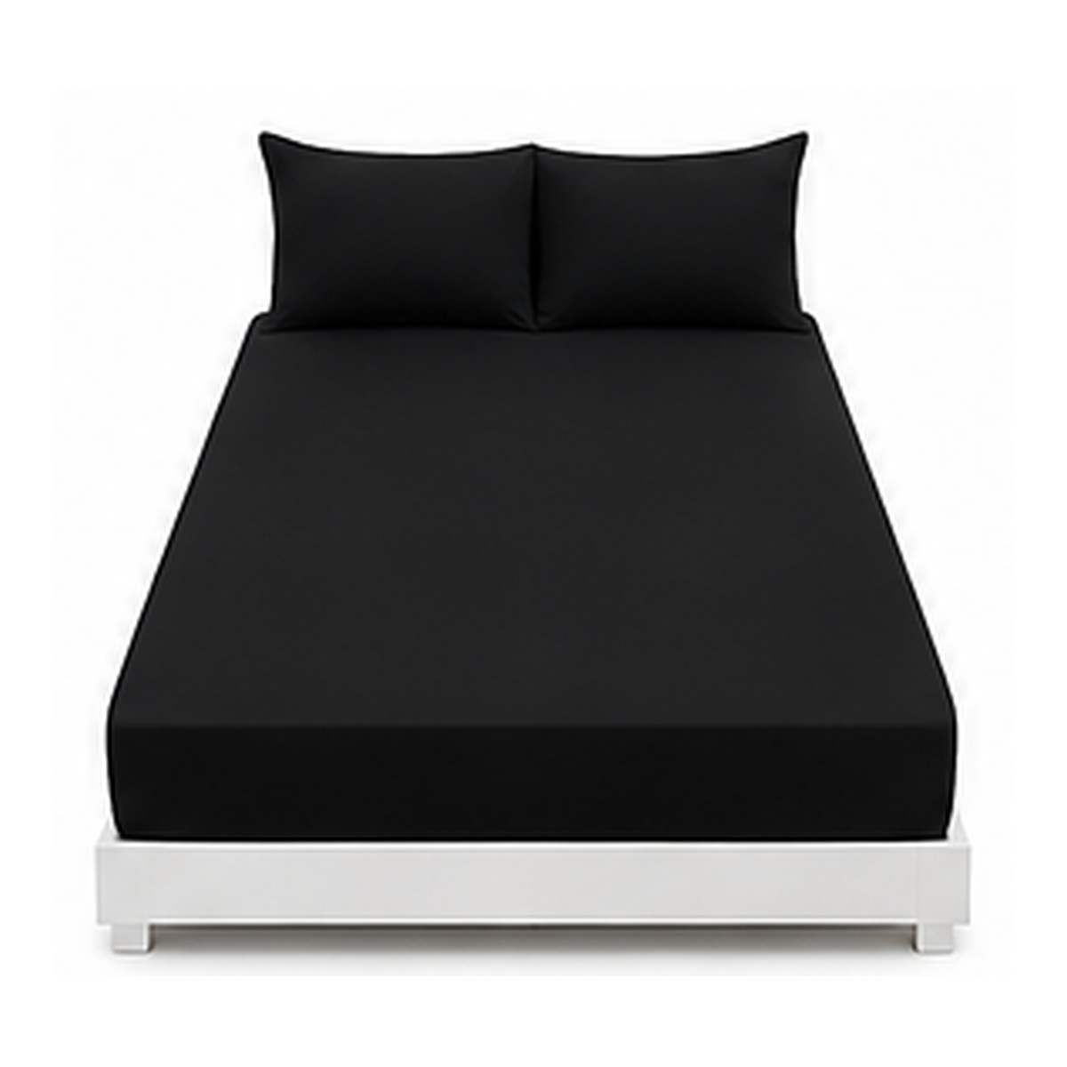 Plain Polyester Fitted Sheet or Pillowcase | Velvettrenchvibes