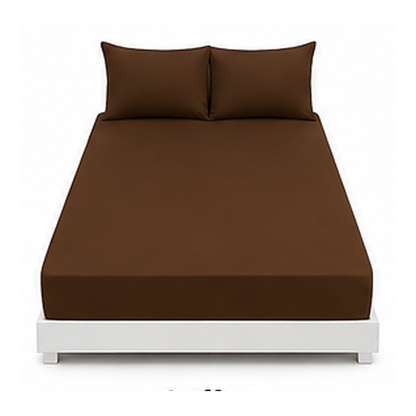 Plain Polyester Fitted Sheet or Pillowcase | Velvettrenchvibes
