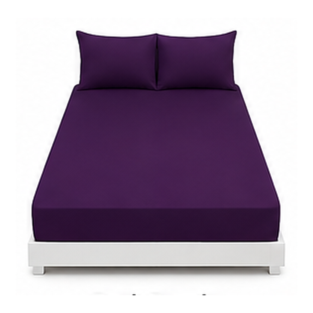 Plain Polyester Fitted Sheet or Pillowcase | Velvettrenchvibes