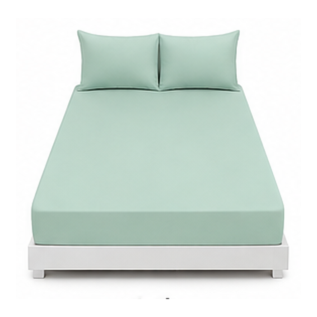 Plain Polyester Fitted Sheet or Pillowcase | Velvettrenchvibes