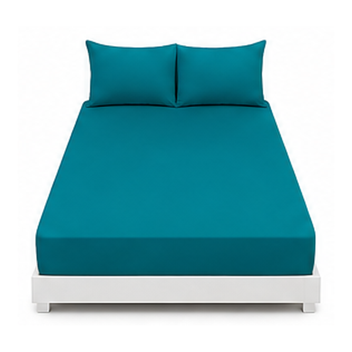 Plain Polyester Fitted Sheet or Pillowcase | Velvettrenchvibes