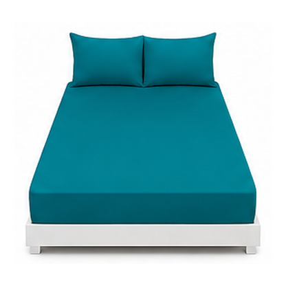 Plain Polyester Fitted Sheet or Pillowcase | Velvettrenchvibes