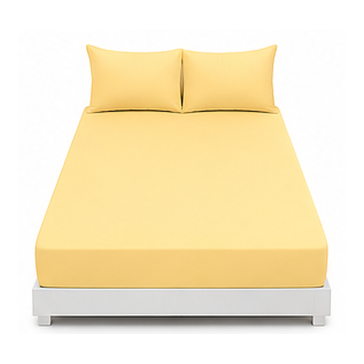 Plain Polyester Fitted Sheet or Pillowcase | Velvettrenchvibes