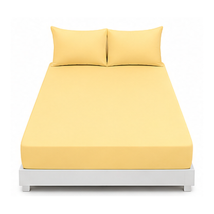 Plain Polyester Fitted Sheet or Pillowcase | Velvettrenchvibes