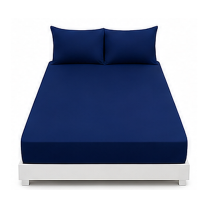 Plain Polyester Fitted Sheet or Pillowcase | Velvettrenchvibes