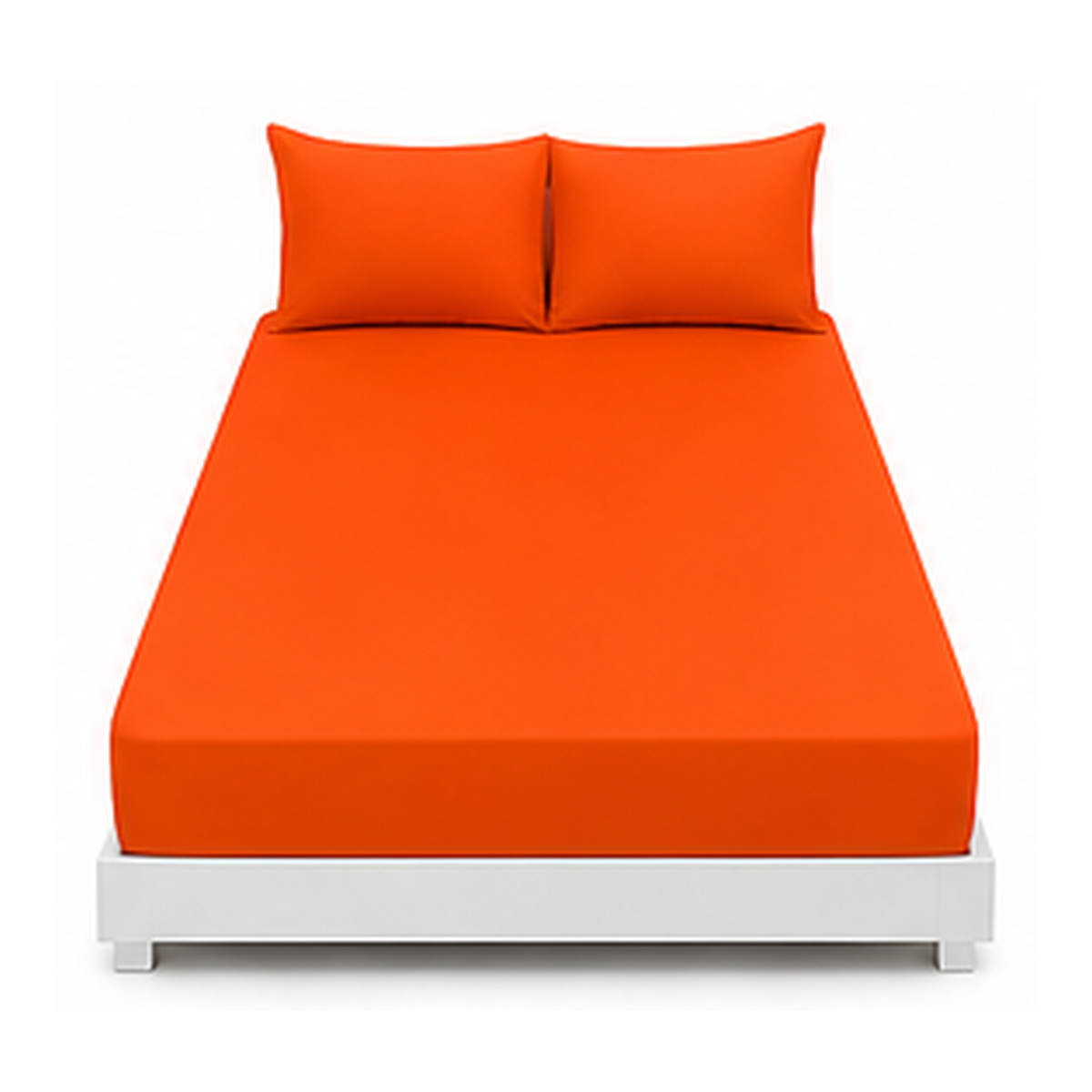 Plain Polyester Fitted Sheet or Pillowcase | Velvettrenchvibes