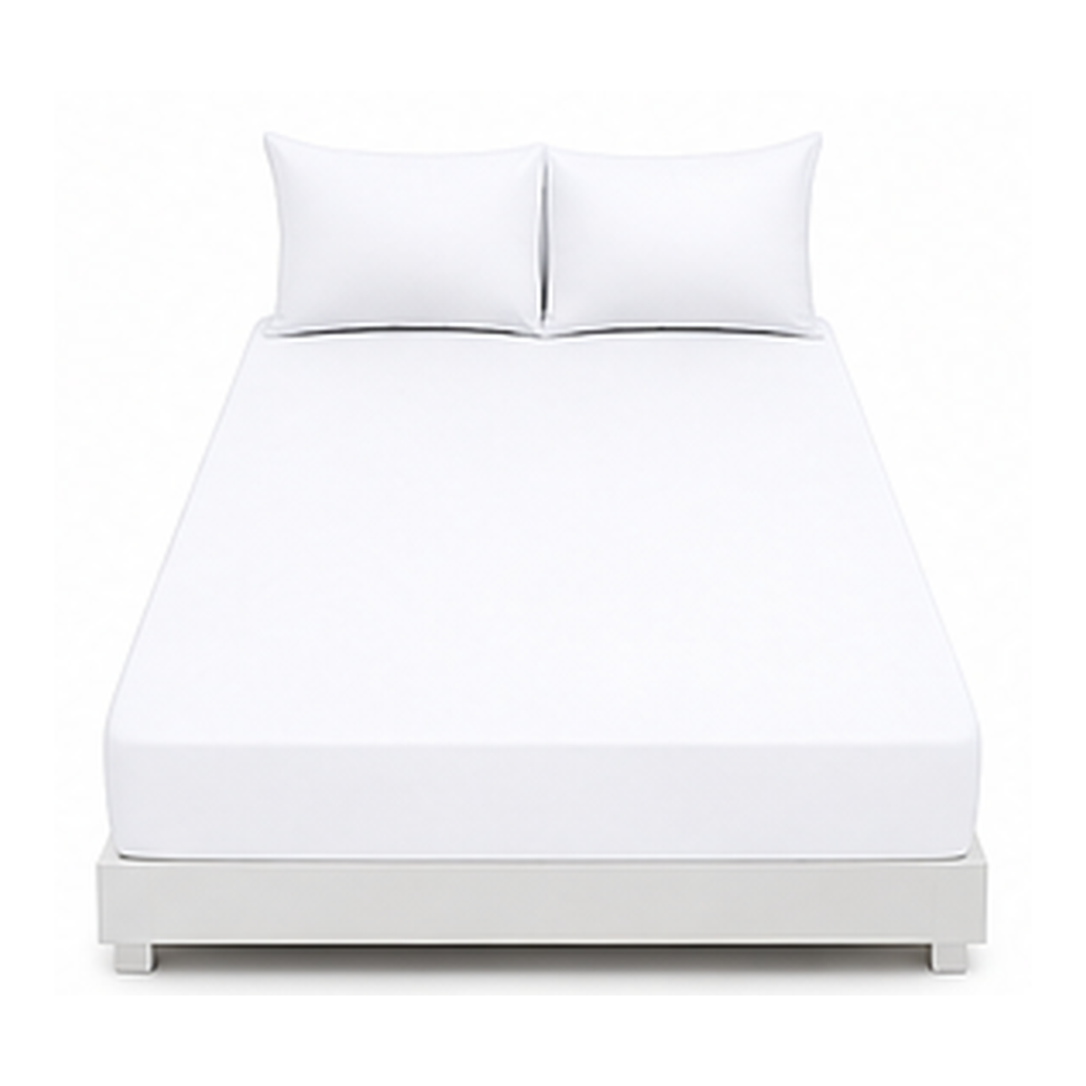 Plain Polyester Fitted Sheet or Pillowcase | Velvettrenchvibes