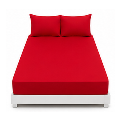 Plain Polyester Fitted Sheet or Pillowcase | Velvettrenchvibes