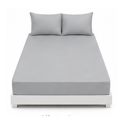 Plain Polyester Fitted Sheet or Pillowcase | Velvettrenchvibes